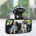 Universal Car Interior Rearview Baby Mirror Wide Angle Convex Mirror Clip-on & Suction Cup mirrors for Viewing Rear Passengers(5