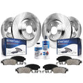 Detroit Axle - Brake Kit for 4WD 2010 2011 Ford Ranger Disc Brake Rotors Ceramic Brakes Pads w/Hardware Replacement Front and Re